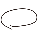 かこみの吹き出し（透明）