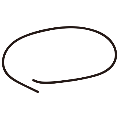 かこみの吹き出し（透明）