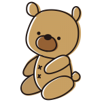 くまのぬいぐるみ