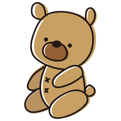 くまのぬいぐるみ