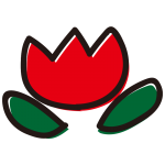 赤いチューリップ