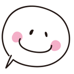 吹き出しのえがお