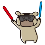 VRで激しく遊ぶゆるいくま