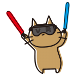 VRで激しく遊ぶゆるいねこ
