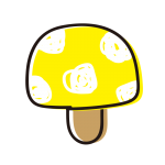 黄色いキノコ