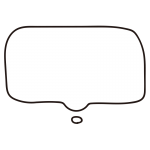 丸いふくらみのある吹き出し