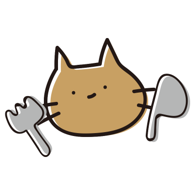 食事待ちのねこ