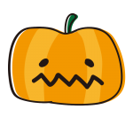 ジャック・オー・ランタン（困り顔）