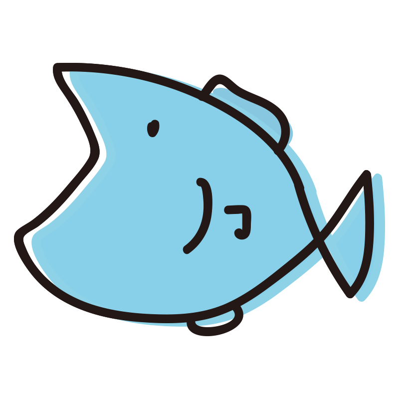 無料イラスト画像 心に強く訴えるかわいい 魚 さかな イラスト