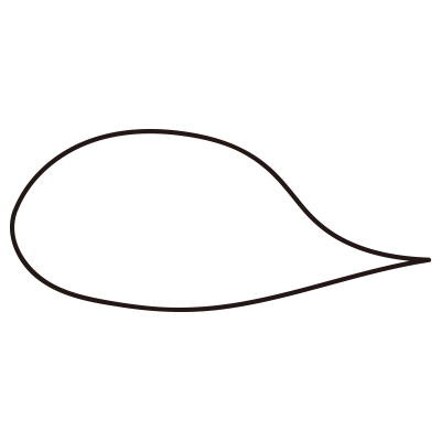 柔らかい吹き出し