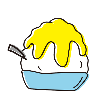 レモンのかき氷