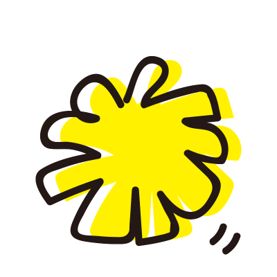 黄色いポンポン