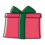 赤いプレゼント
