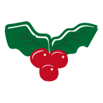 クリスマス赤い実の飾り2