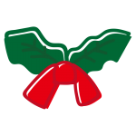 クリスマスリボンの飾り2