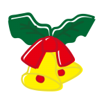 クリスマス2つの鈴の飾り2