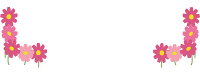 コスモスの飾り枠2