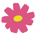 斜めのコスモス1