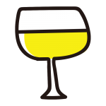 白ワイングラス