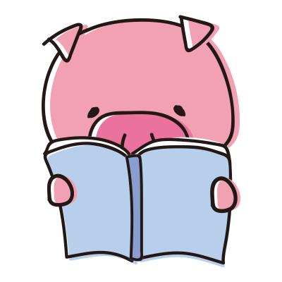 読書するゆるいぶた