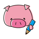 勉強するゆるいぶた