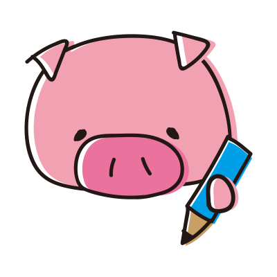 勉強するゆるいぶた