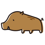 【切ない動物シリーズ】いのしし