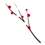 枝付きの梅の花2