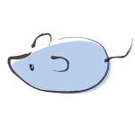 和風ねずみ（青）2