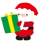 プレゼントを持っているサンタさん2