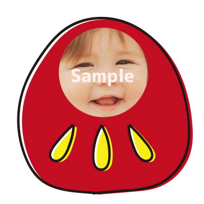 【顔はめ】だるま