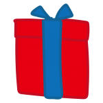 青いリボンのプレゼント2