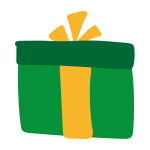緑の箱のプレゼント