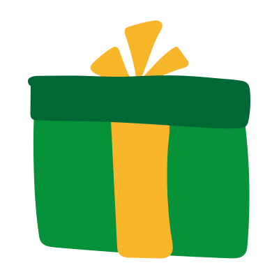 緑の箱のプレゼント