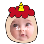 【顔はめ】赤鬼（角1本）