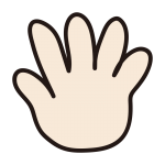 パーの手1