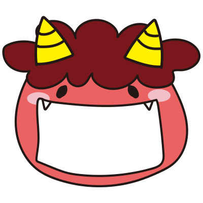 赤鬼のフレーム