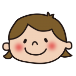 子供の顔（女の子）