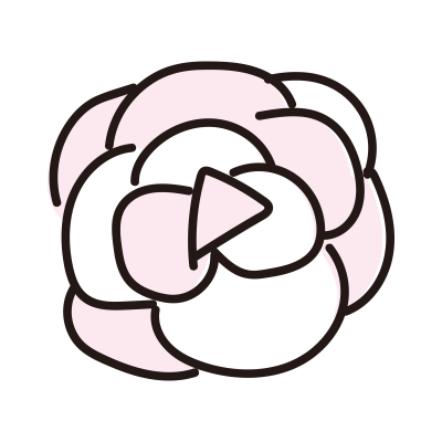 白のペーパーフラワー