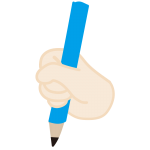 鉛筆の間違った持ち方2