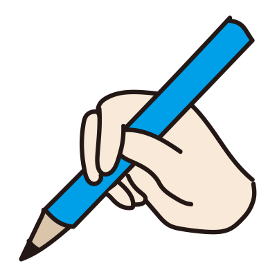 鉛筆の間違った持ち方3