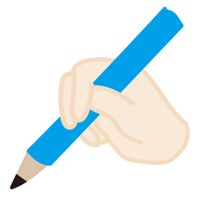 鉛筆の間違った持ち方4