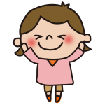 照れる子供（女の子1）