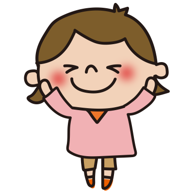 照れる子供（女の子1）