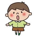 驚く子供（男の子2）