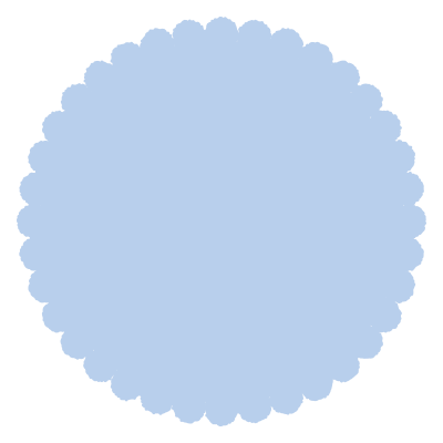 丸いふわふわ（水色）