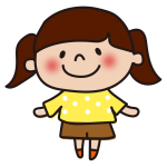 黄色い服の女の子