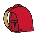 赤いランドセル
