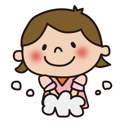 手洗いする子供（女の子）