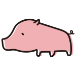 【切ない動物シリーズ】ブタ